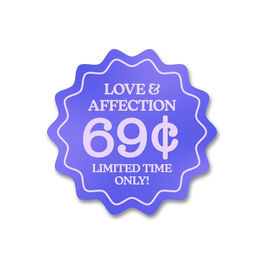69 Cents Sticker