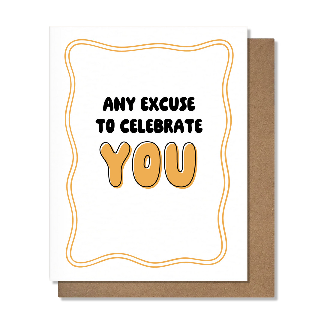 Any Excuse Color Card