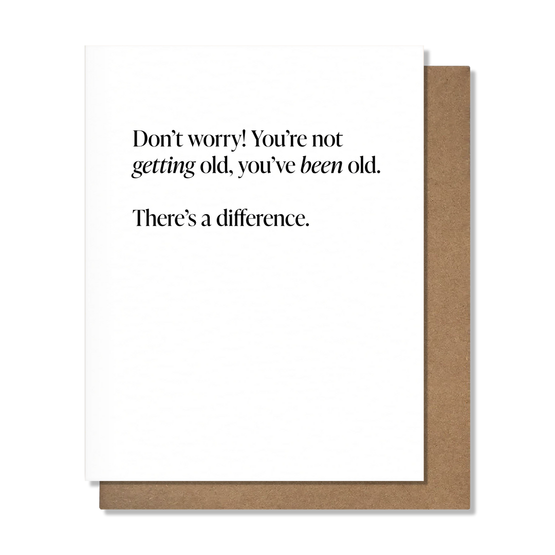 Been Old Card