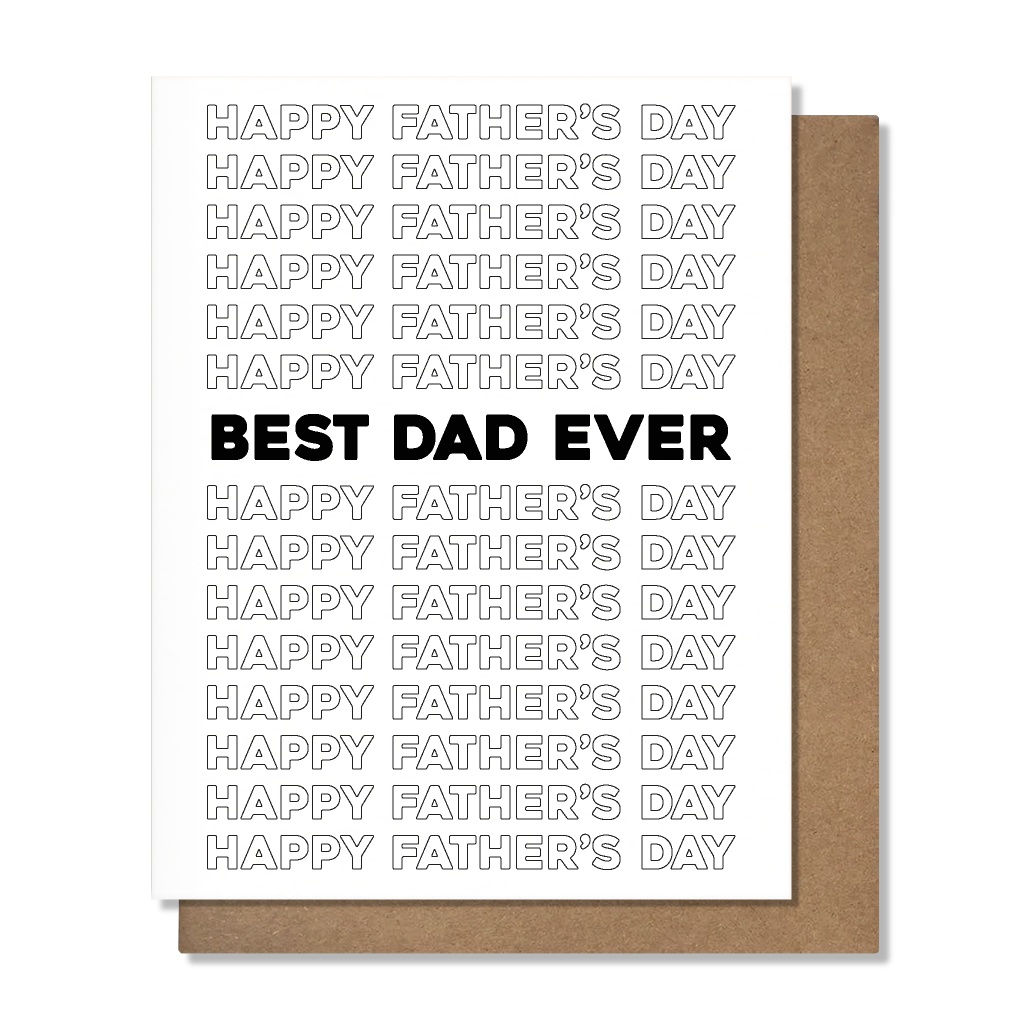 Best Dad Card