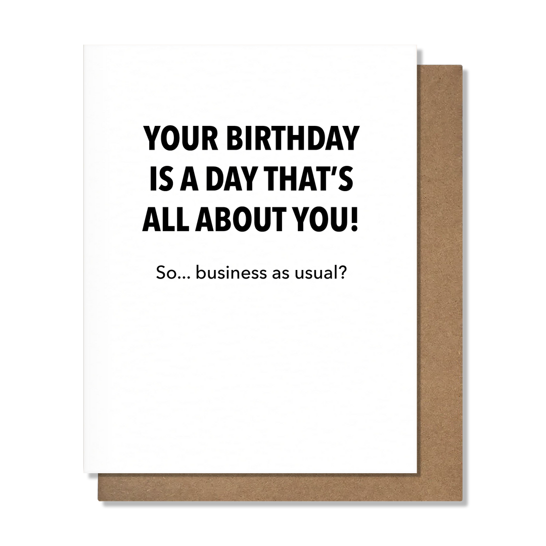 Business Usual Card