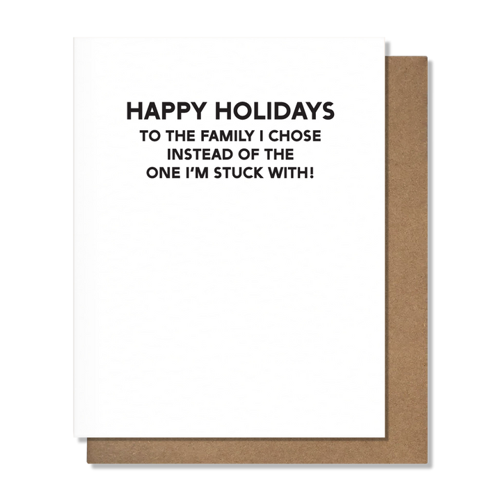 Chosen Family Christmas Card