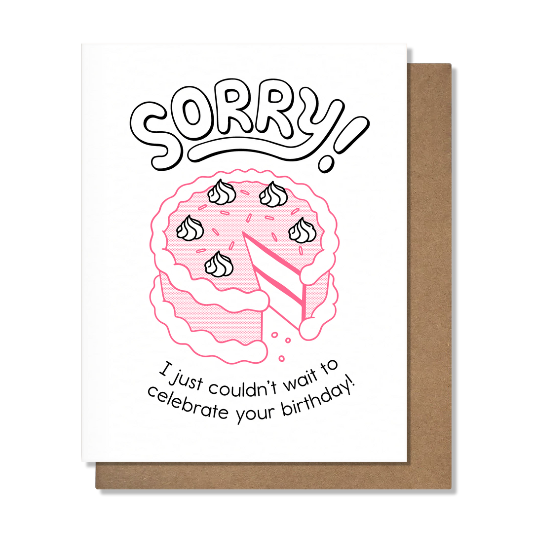 Couldn't Wait Bday Color Card