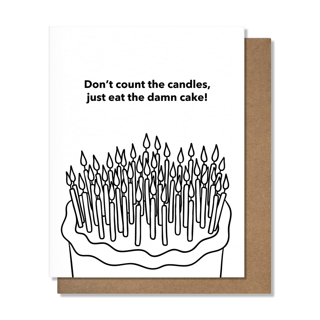 Count The Candles Card