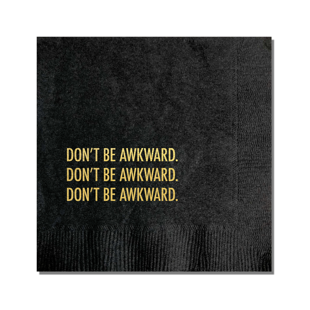 Don't Be Awkward Cocktail Napkins