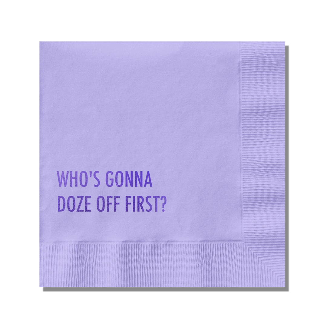 Doze Off Cocktail Napkin