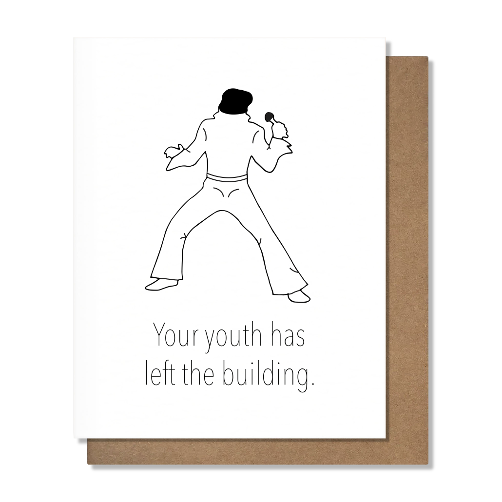 Elvis Funny Birthday Card