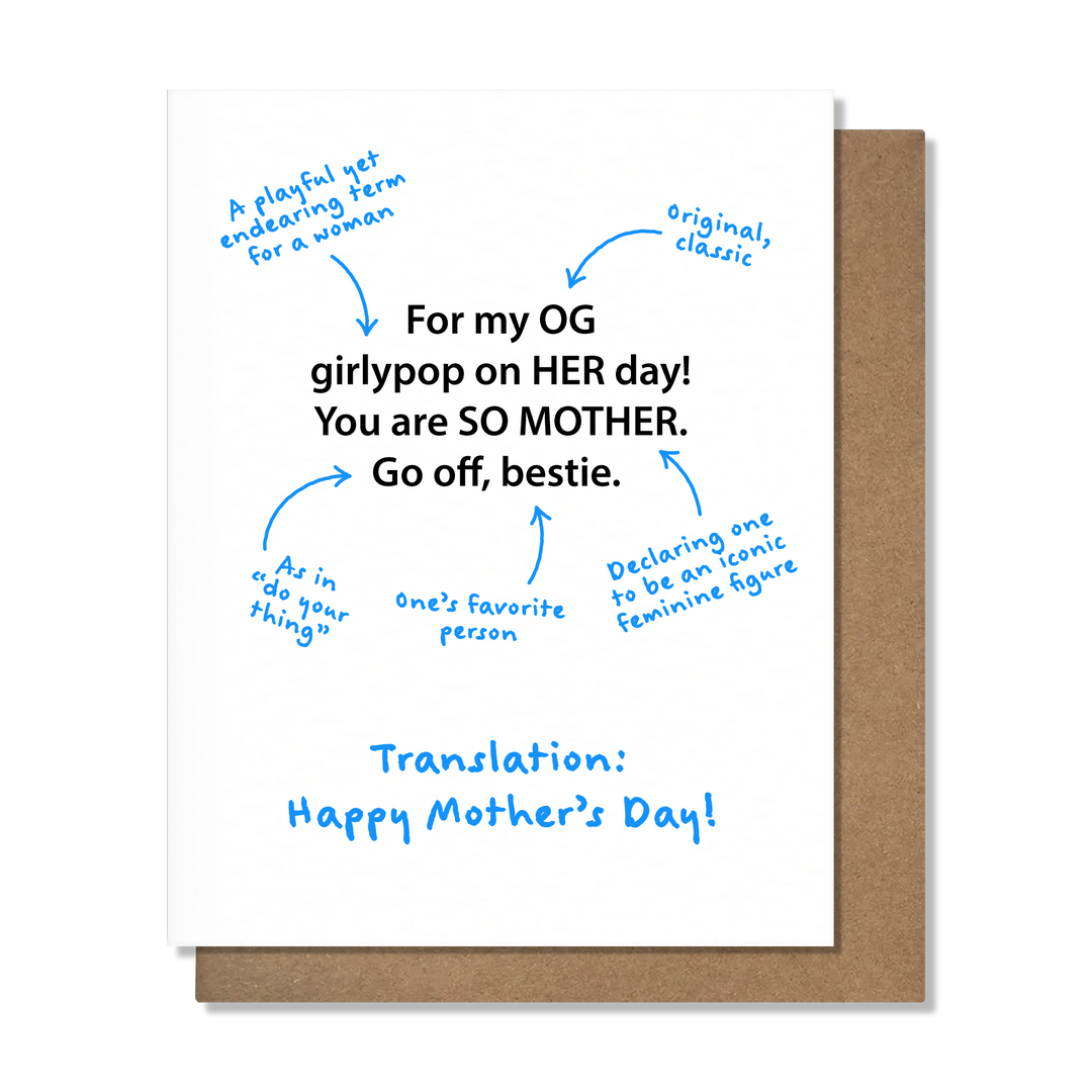 Girlypop Mother's Days Color Card