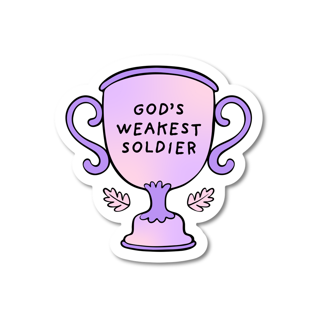God's Weakest Sticker