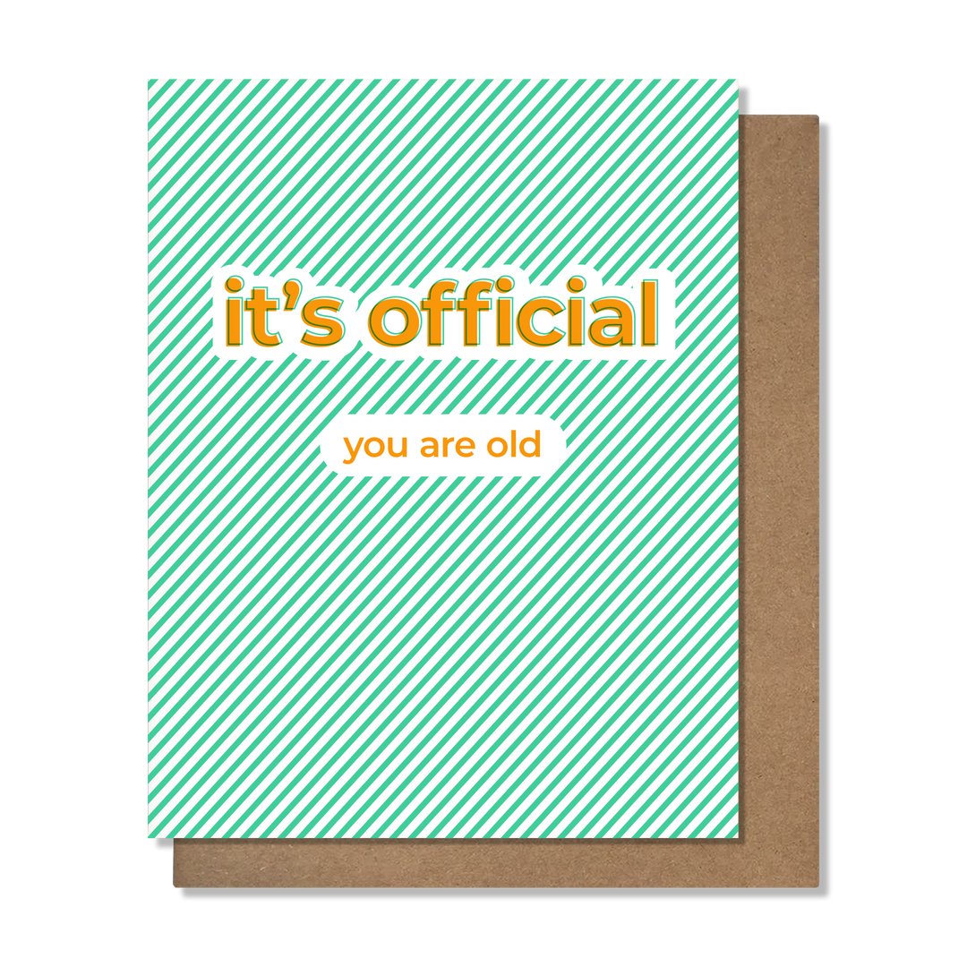 It's Official Colorful Card