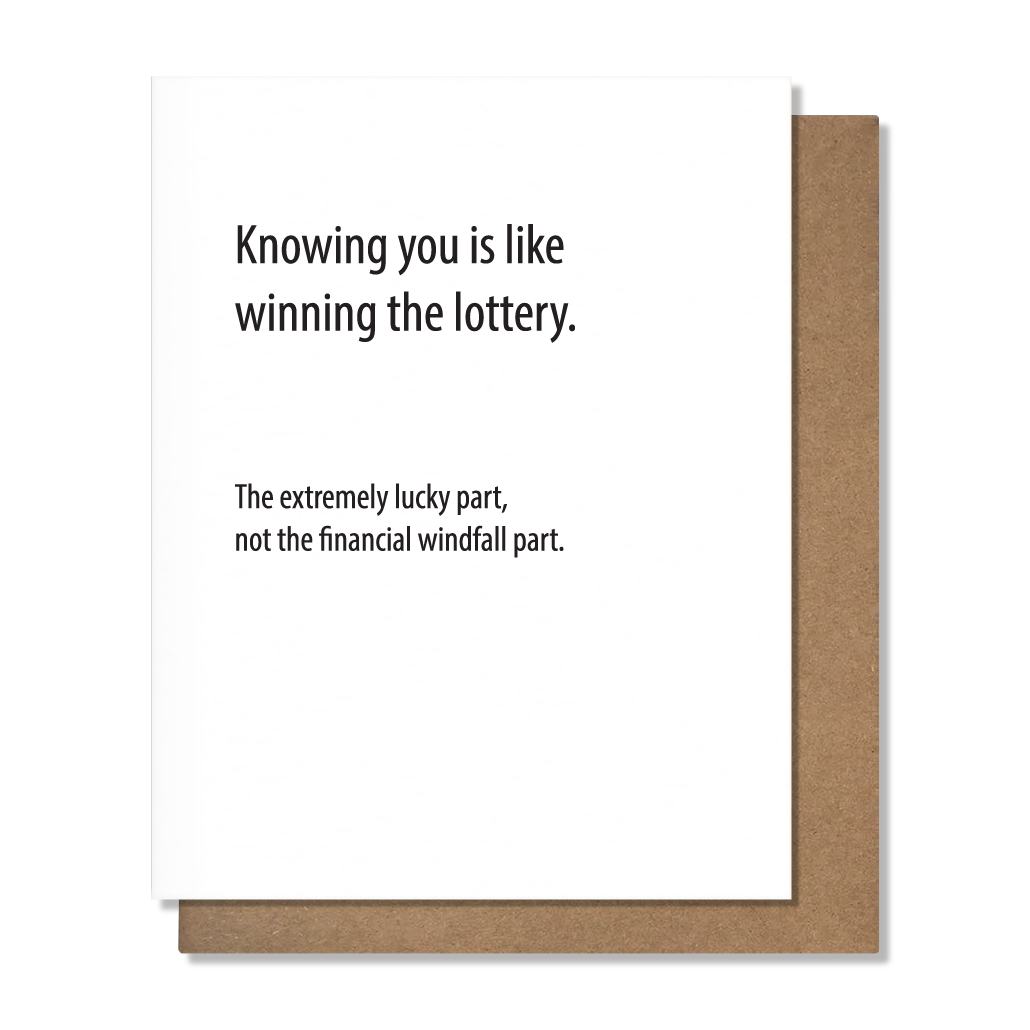 Lottery Card