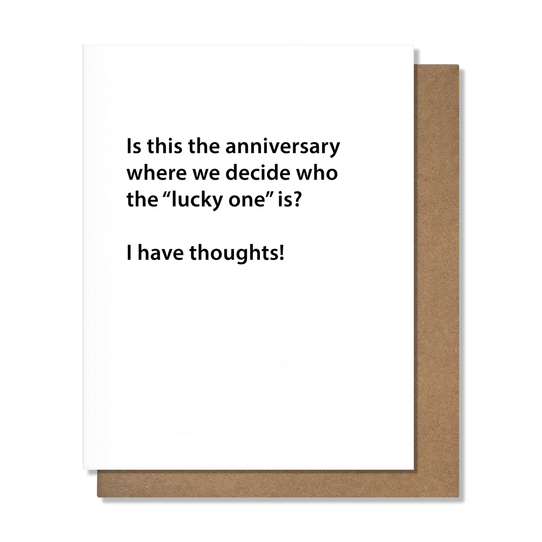 The Lucky One Card