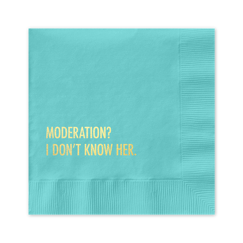 Don't Moderation Cocktail Napkins