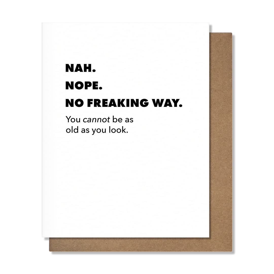 Nah Nope Bday Card
