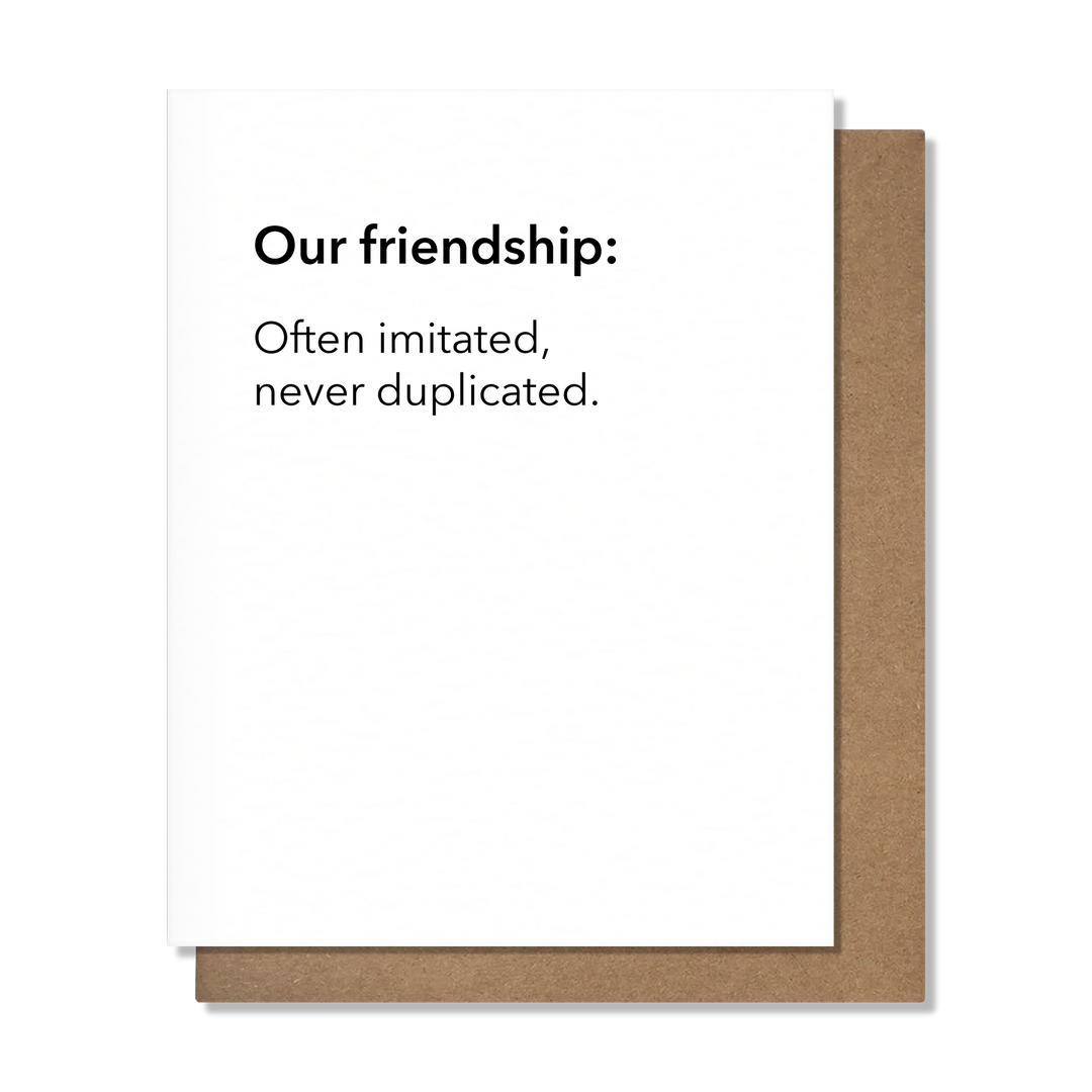 Often Imitated Card
