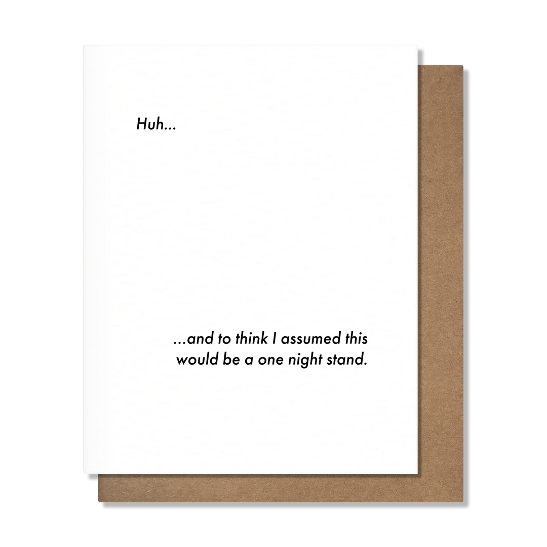 One Night Stand Card