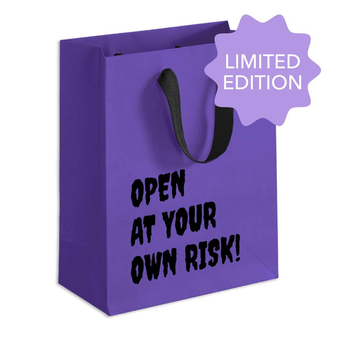 Open At Own Risk Gift Bag