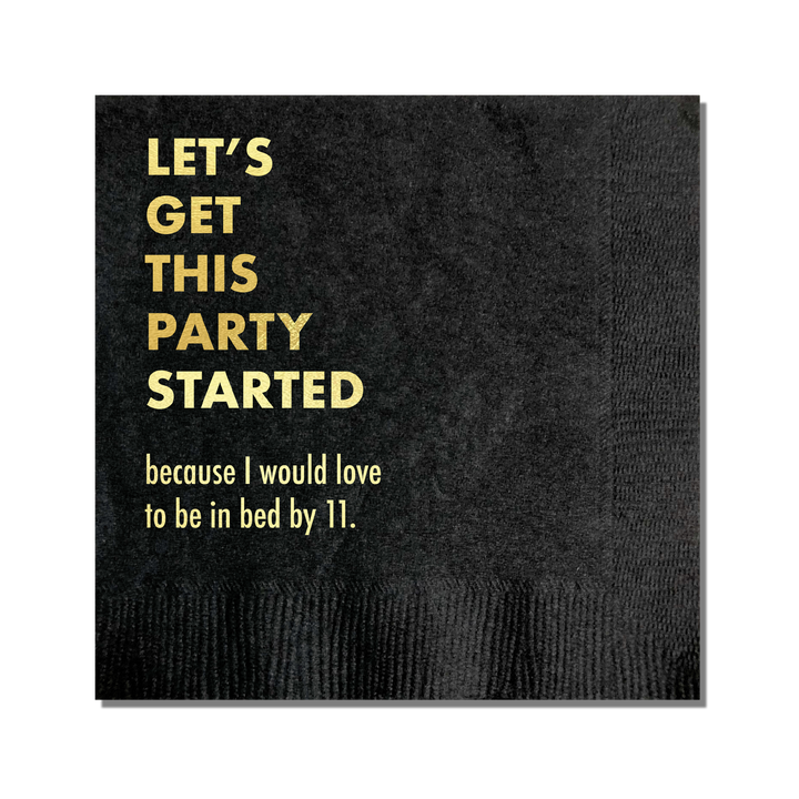 Party Started Cocktail Napkin