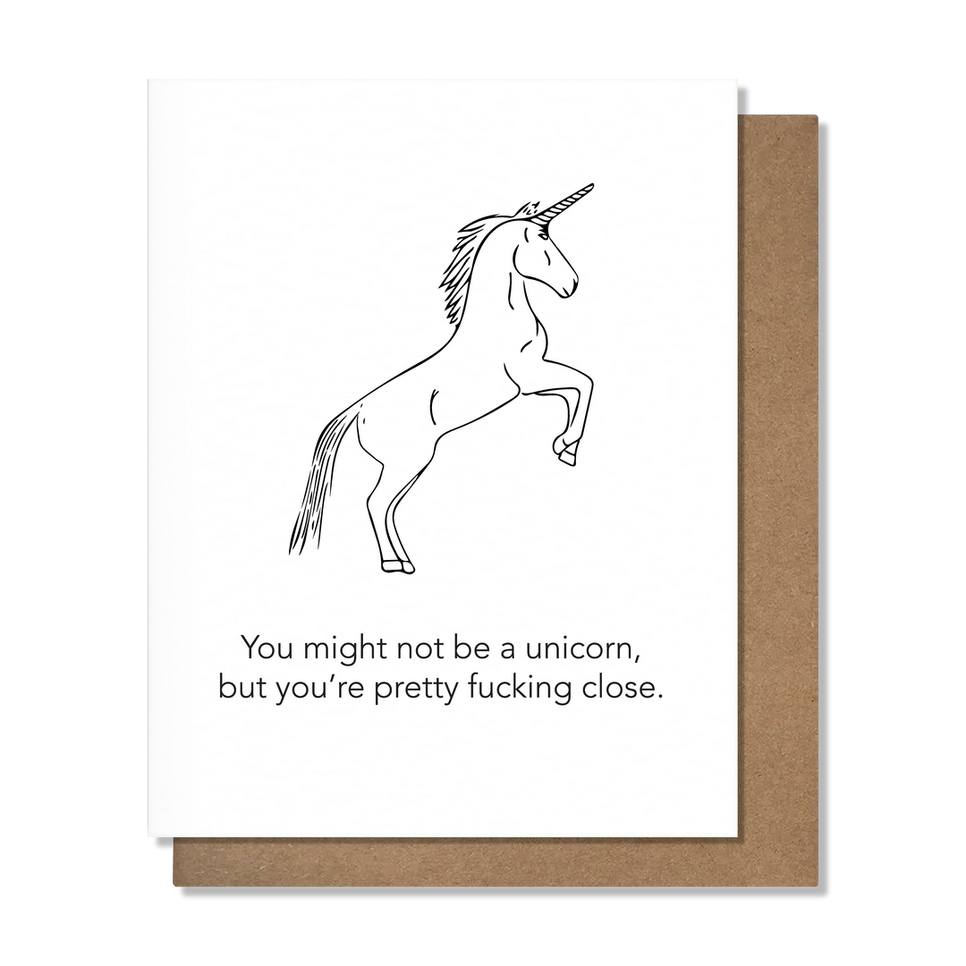 Perfect Unicorn Greeting Card