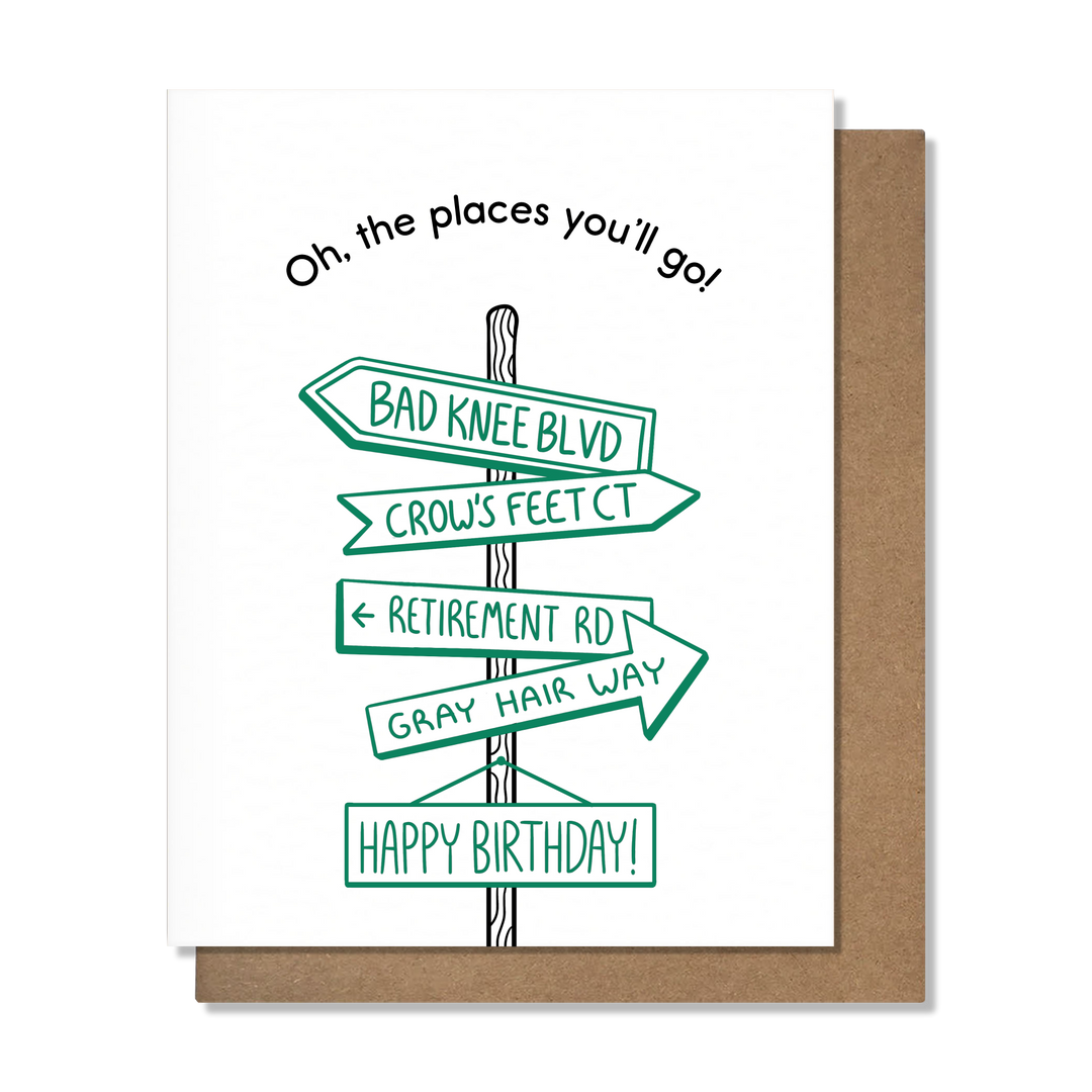 The Places You'll Go Color Card