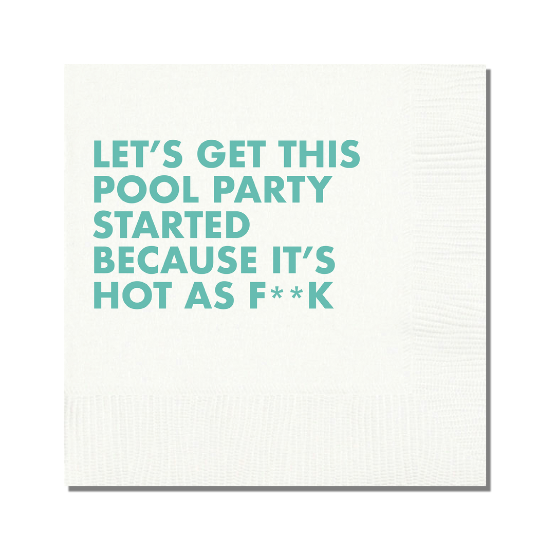 Pool Party Cocktail Napkin