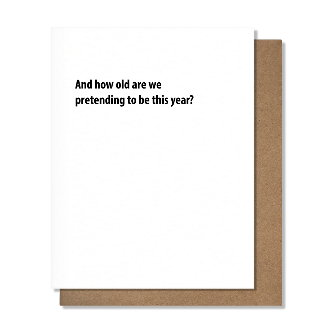 Pretending Card