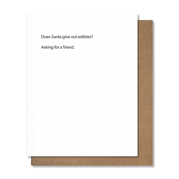 Santa Edibles Card