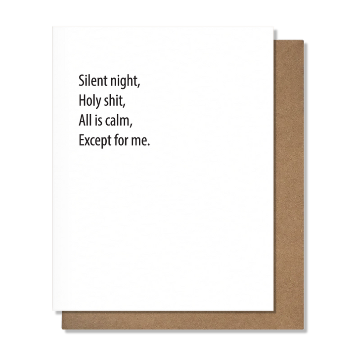 Silent Night Card