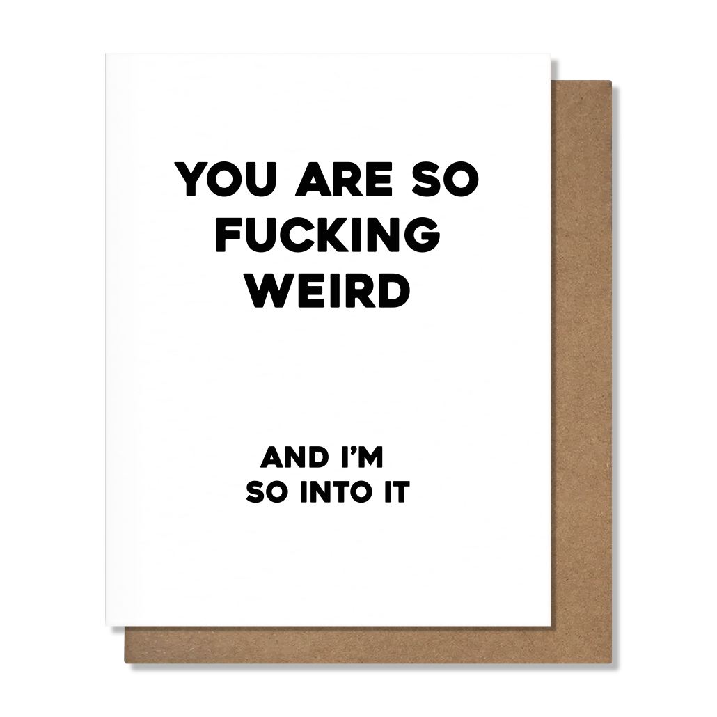 So Weird Love Card