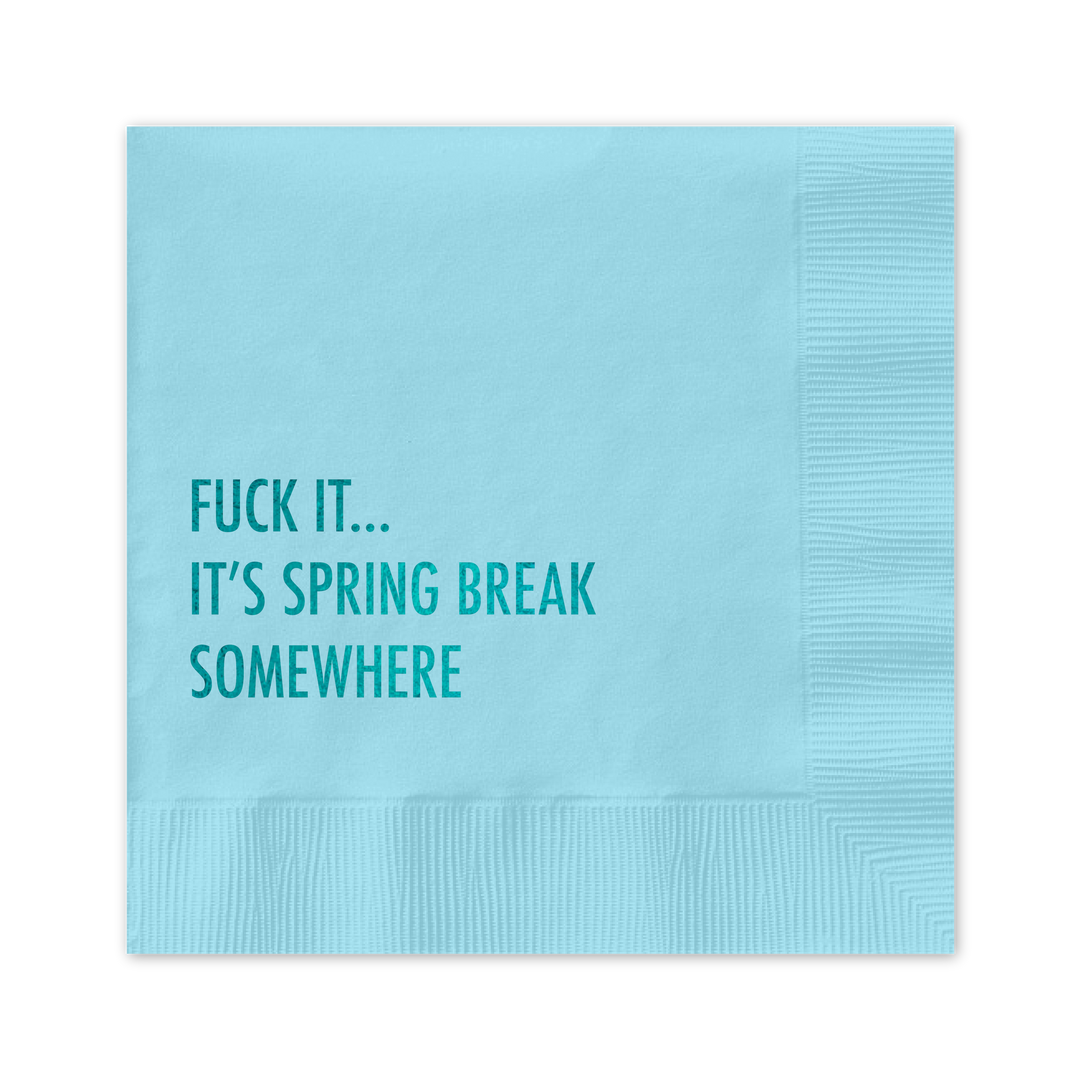 Spring Break Cocktail Napkin