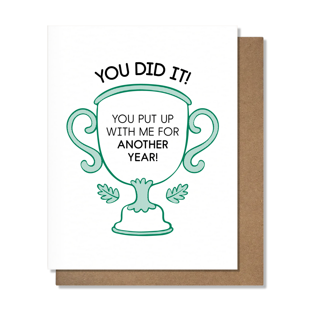 Trophy Anniversary Color Card