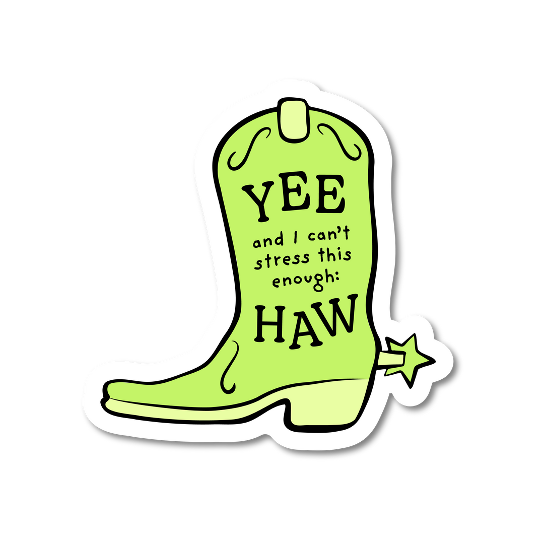 Yee Haw Sticker