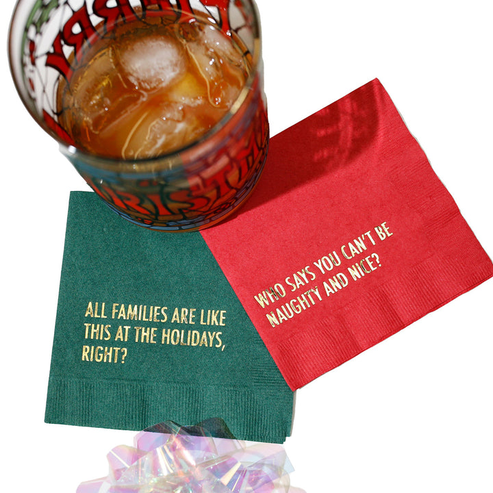 All Families Christmas Cocktail Napkins