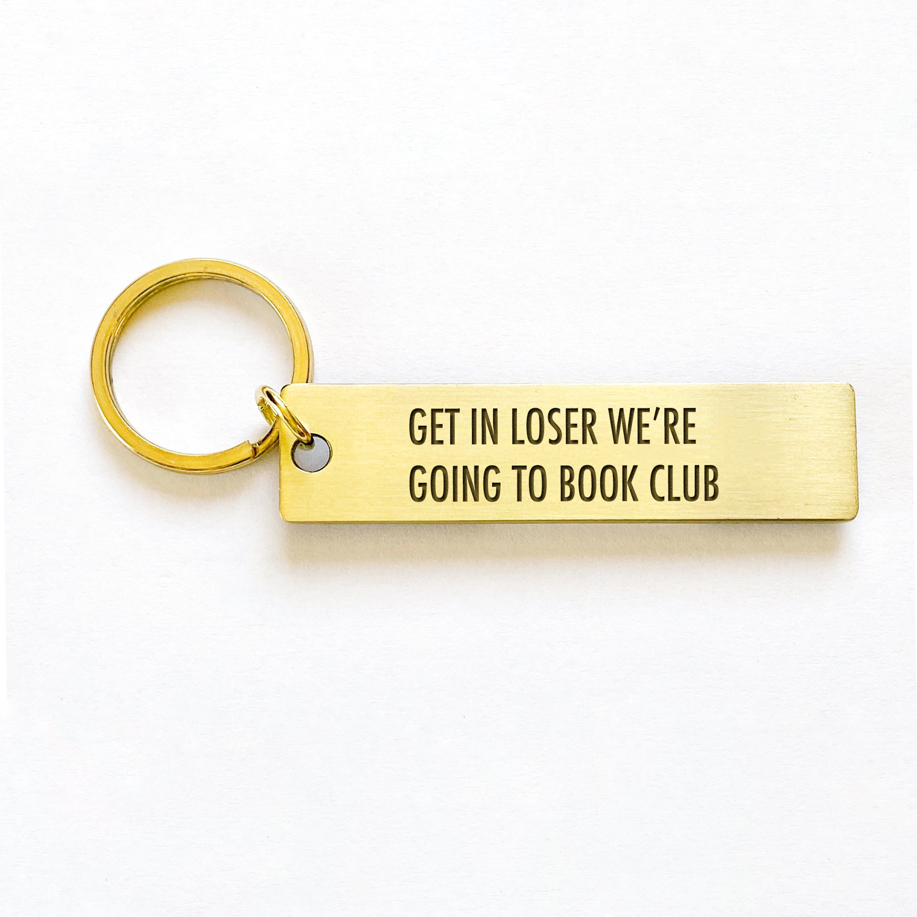 DearMeBoutique I'd Rather Be Reading Keychain