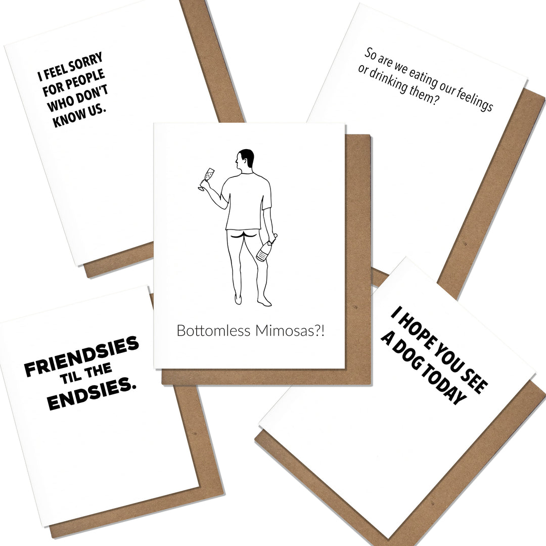 Just Because Card Bundle, Greeting Card, Adult Friends, Treat Yourself, , ,