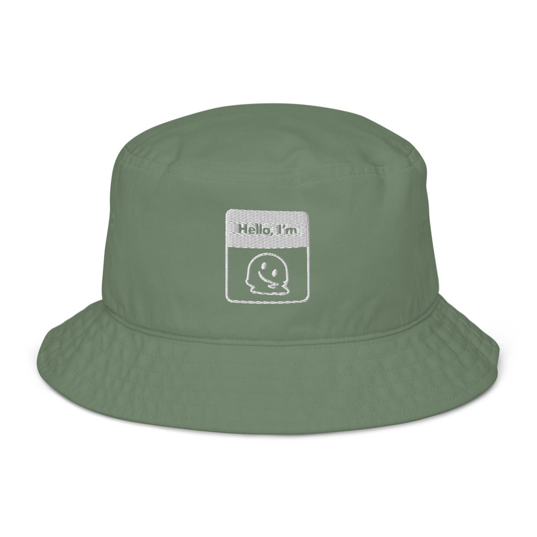 Melting Face Organic bucket hat (Dill), Apparel, , , , ,