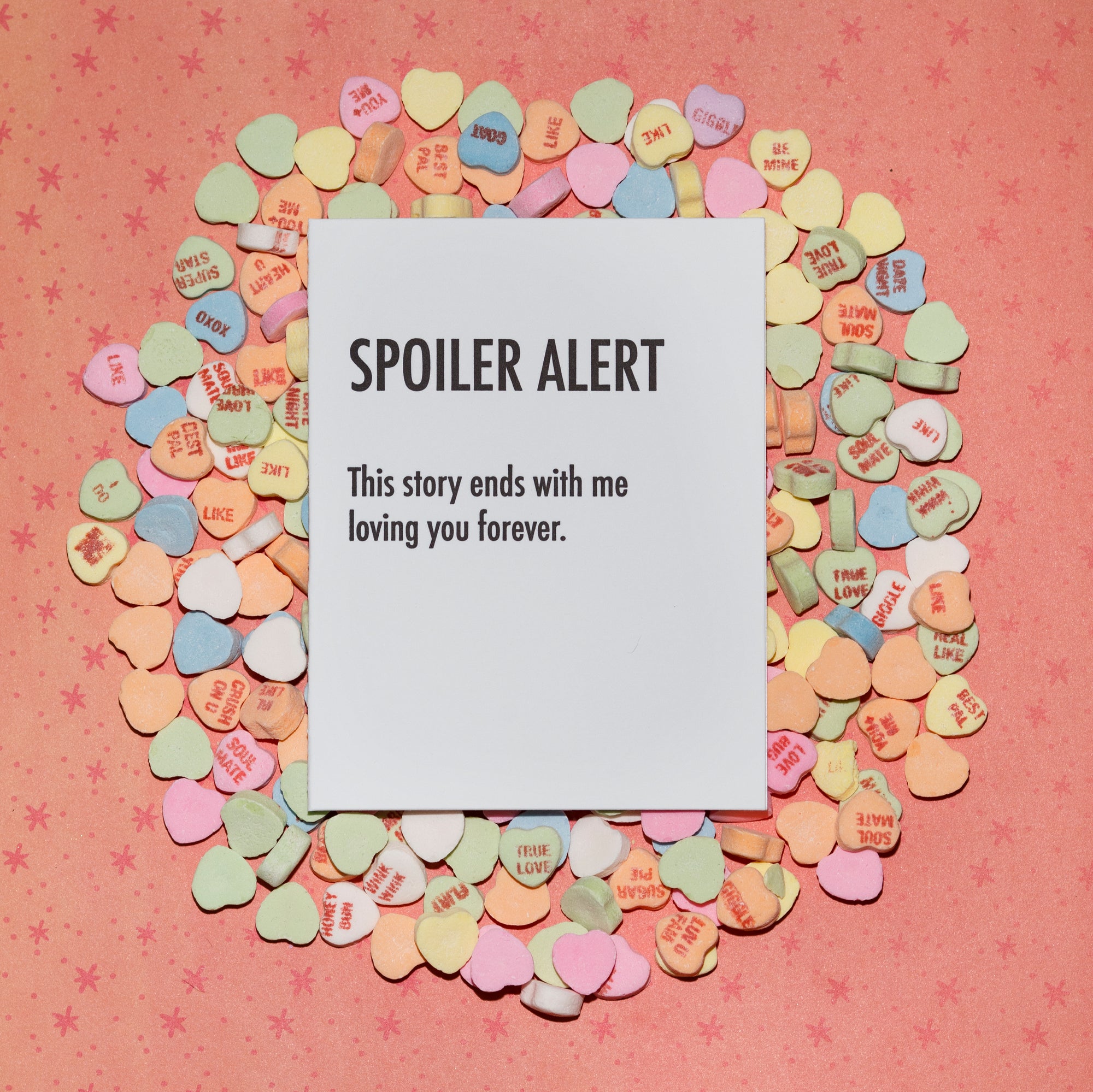 Spoiler Alert Love Story Card