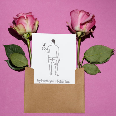 Bottomless Funny Love Card