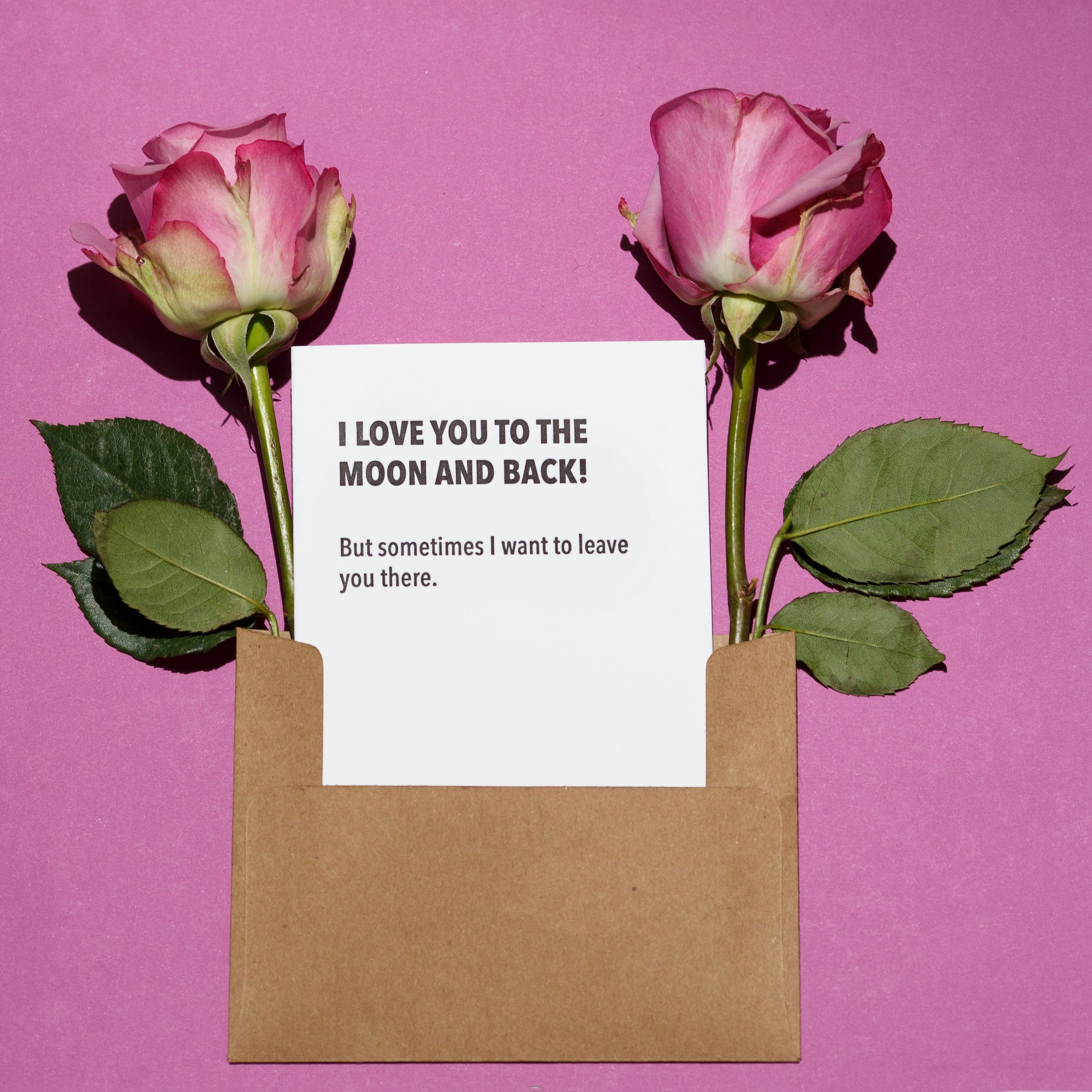 Moon & Back Love Card
