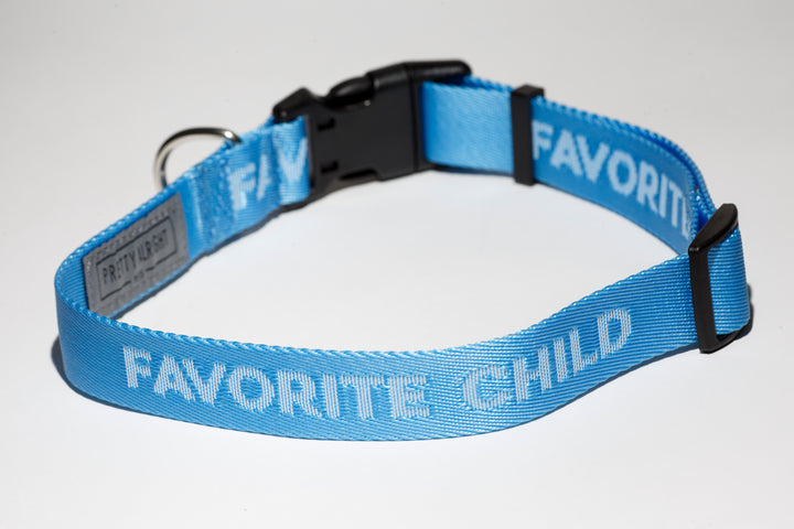 Favorite Child (Sky Blue) Dog Collar