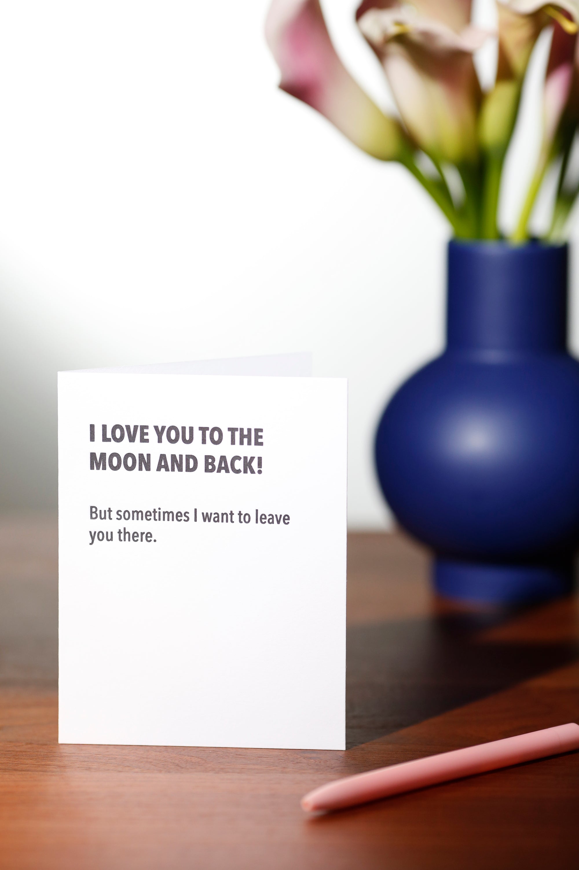 Moon & Back Love Card
