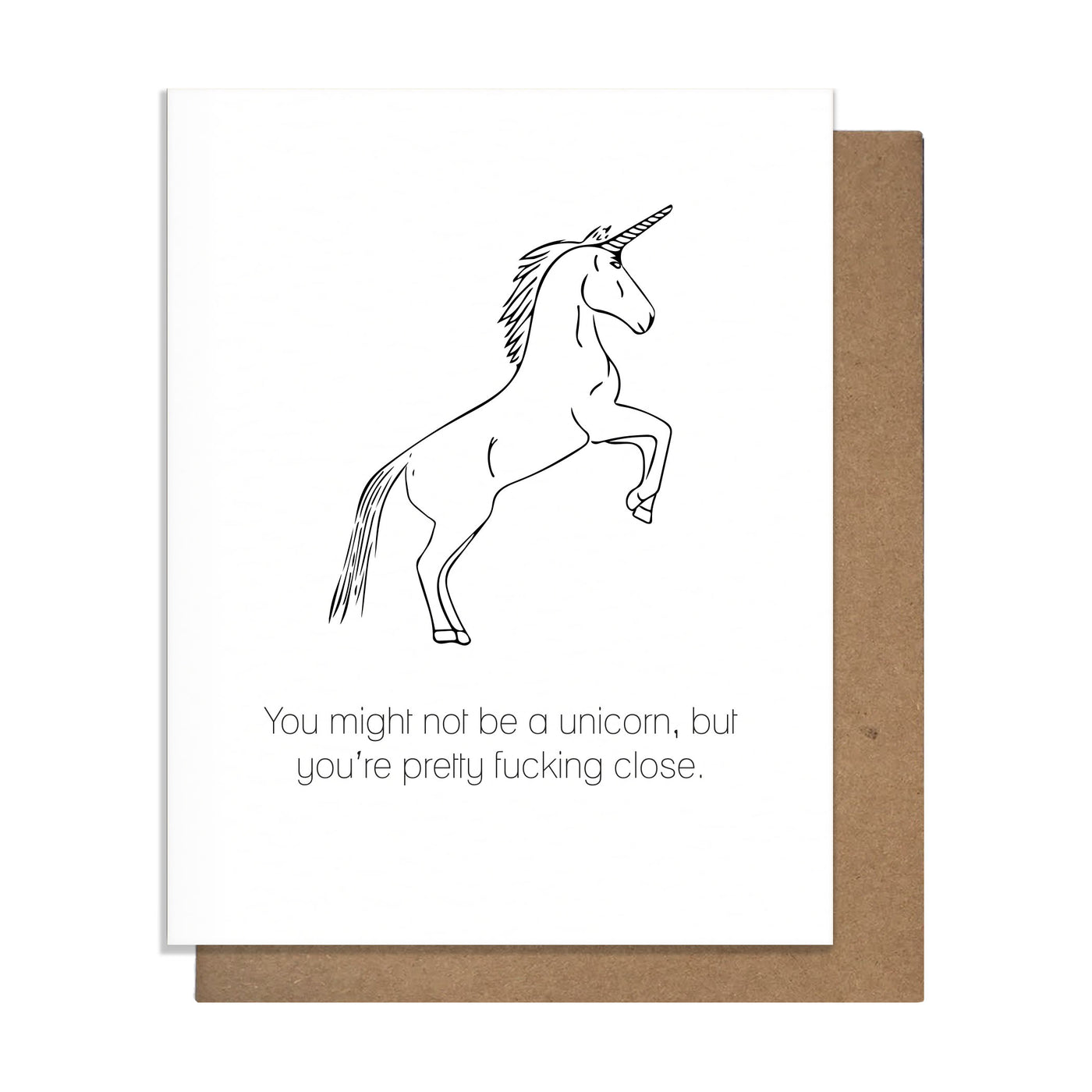 Perfect Unicorn Greeting Card