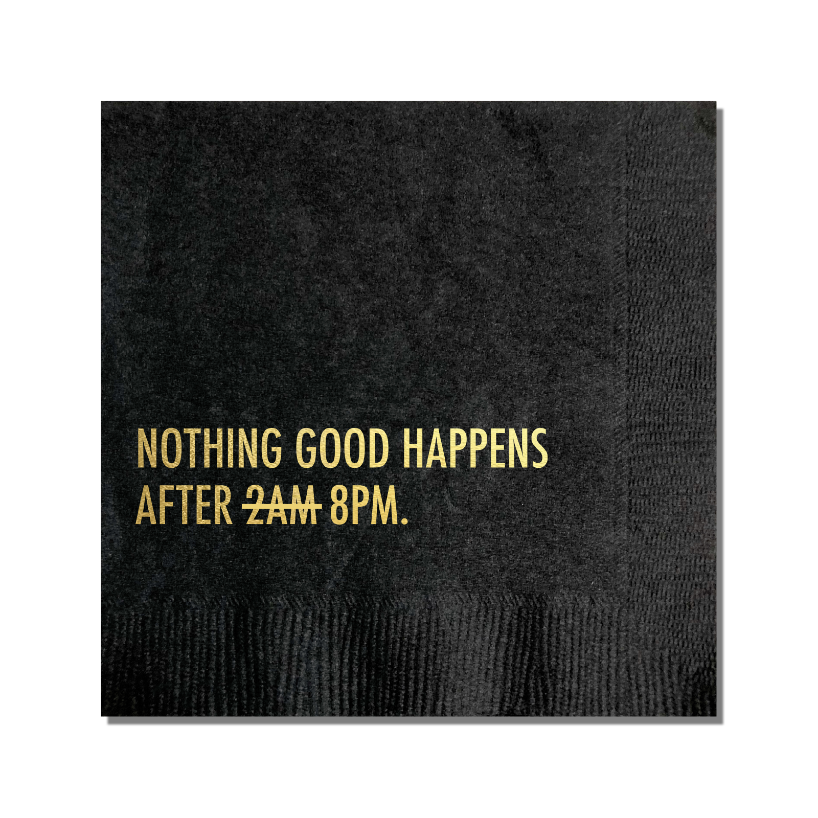 After Eight Funny Cocktail Napkins
