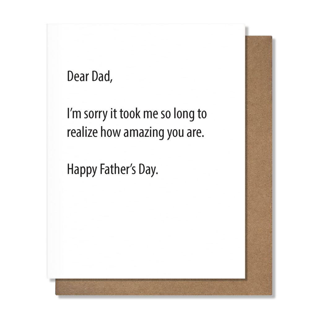 Amazing Dad Card