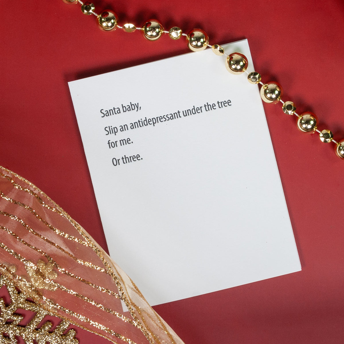Santa Baby Christmas Card