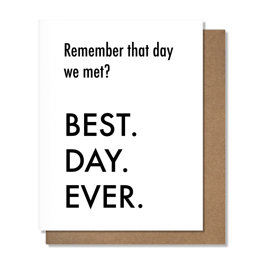 Best Day Ever Friendship Card