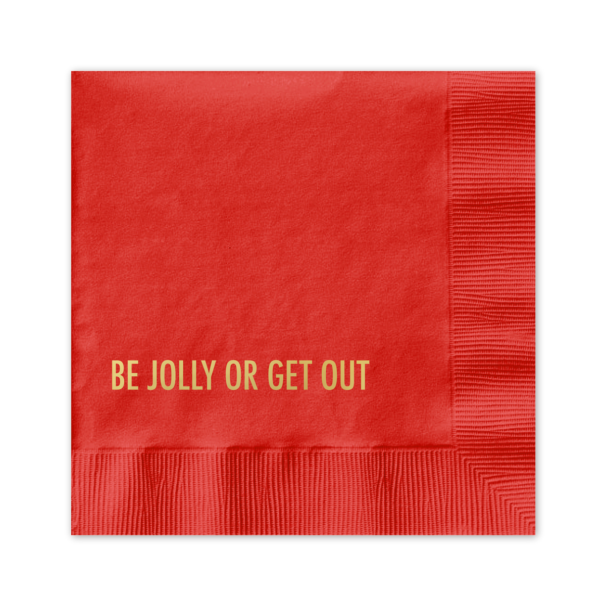 Be Jolly Cocktail Napkin