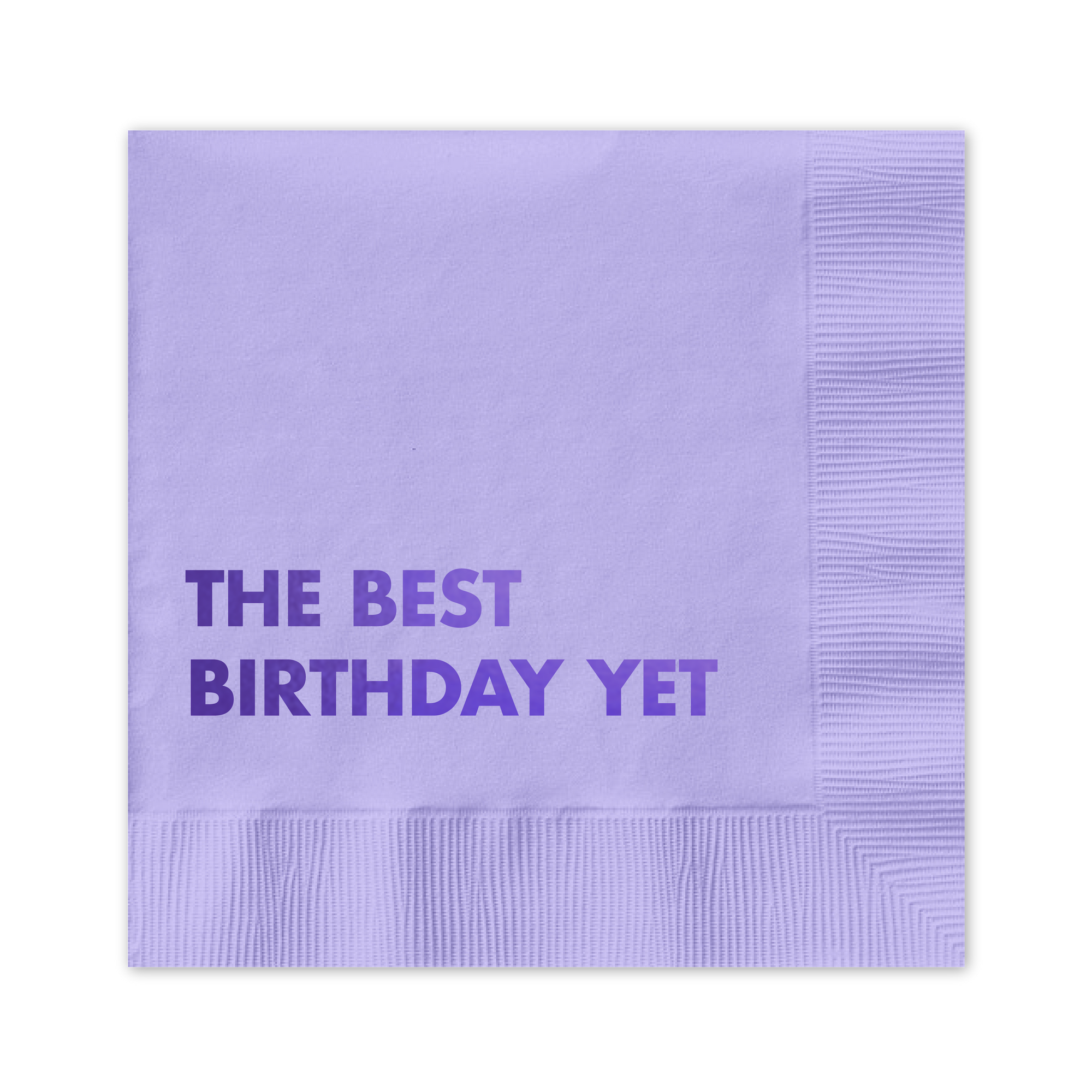 Best Birthday Yet Cocktail Napkin