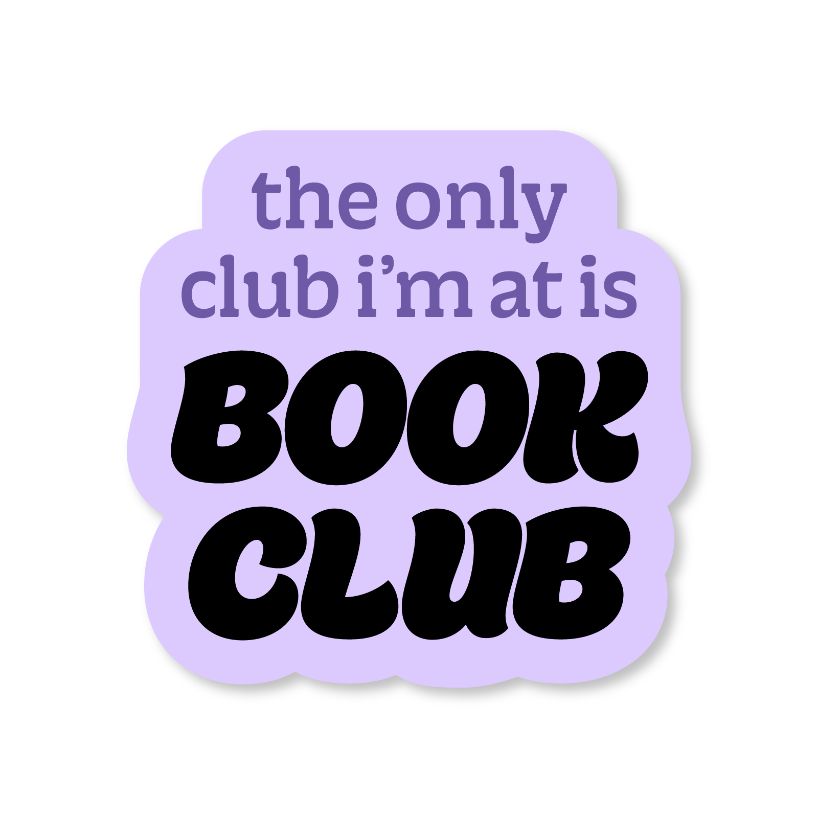 Book Club Sticker