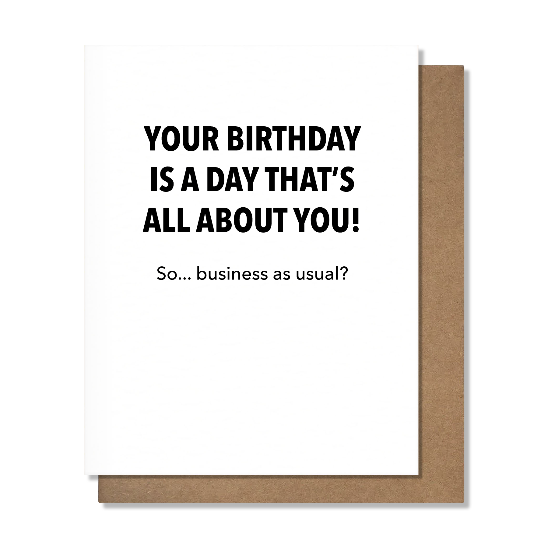 Business Usual Card